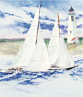 Nantucket Sailing by Margaret Beacham