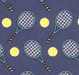 Tennis Tie - Tennis Racket - Blue